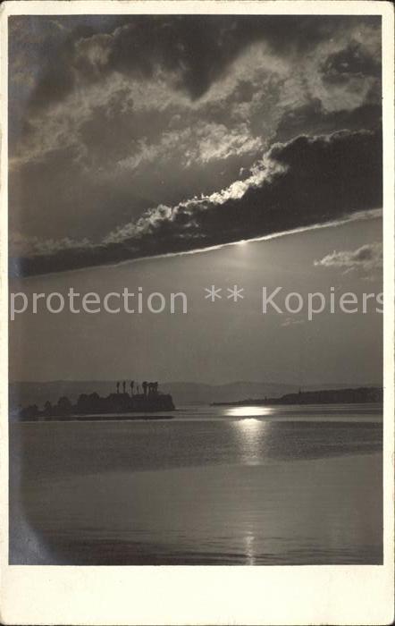 Foto Gaberell J. Nr. 2201 Abend Lützelau