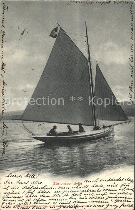 Segelboote Zürichsee
