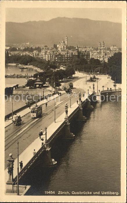 Strassenbahn Quaibrücke Uetliberg Zürich