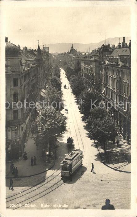 Strassenbahn Bahnhofstrasse Zürich