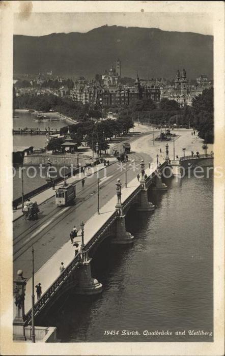 Strassenbahn Zürich Quaibrücke Uetliberg