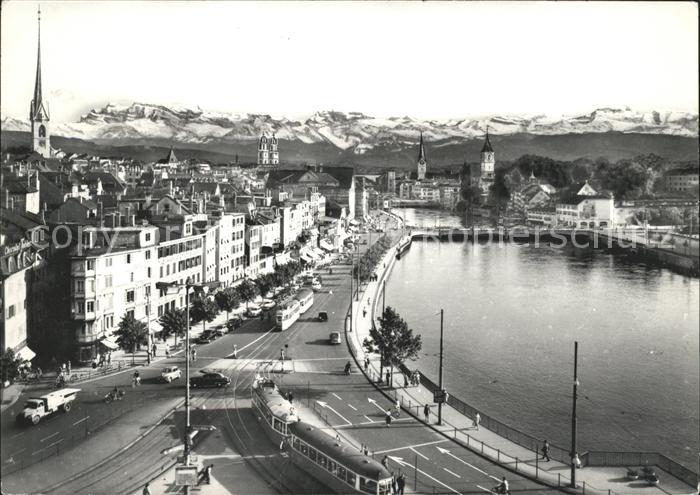 Strassenbahn Limmatquai Zürich