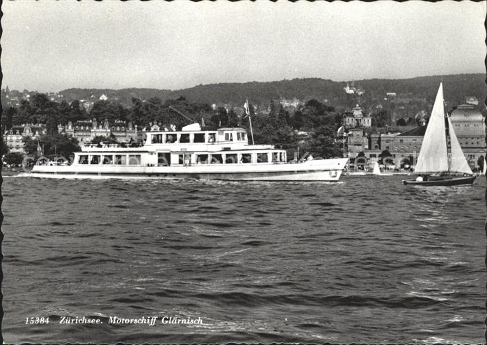 Motorschiffe Glärnisch Zürichsee Segelboot