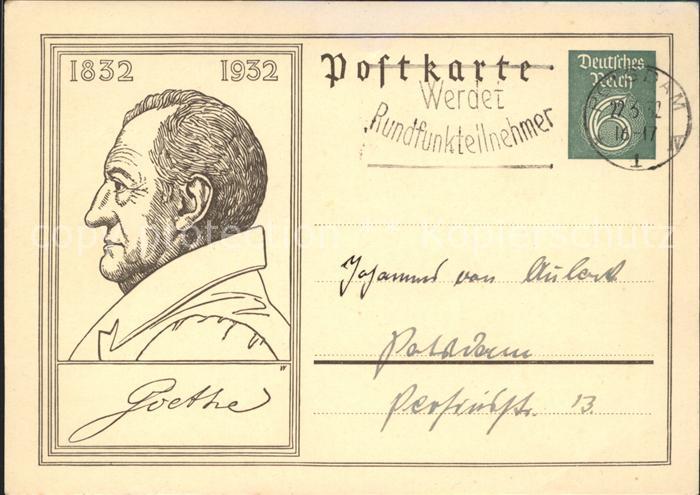 Goethe Johann Wolfgang von