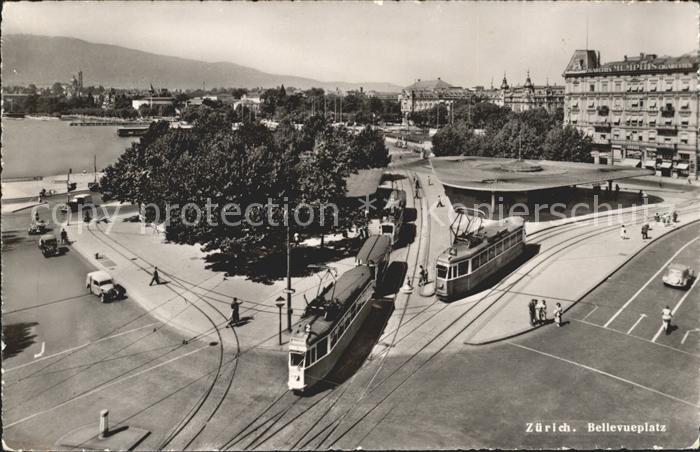 Strassenbahn Zürich Bellevueplatz