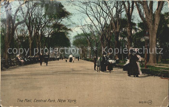 New York City The Mall Central Park