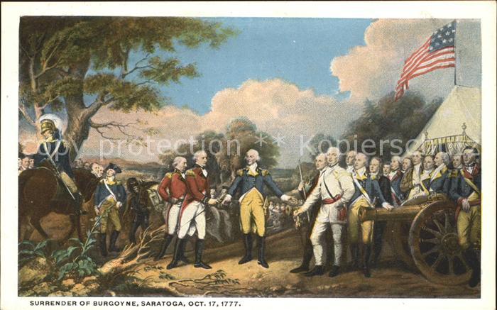 Washington Oklahoma Surrender of Burgoyne