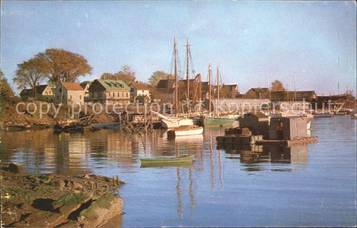 Camden Maine Hafen Segelboote