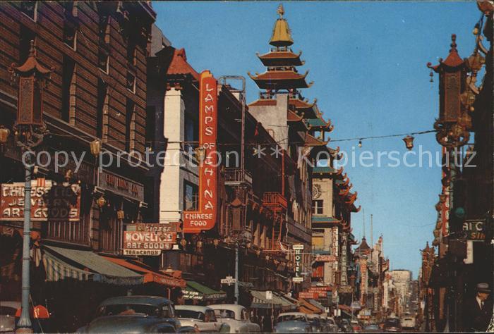San Francisco California Grant Avenue-Chinatown