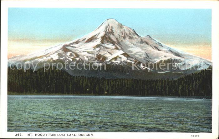 Oregon US-State Mount Hood Lost Lake
