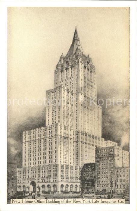 New York City New home office building of the New York life insurance