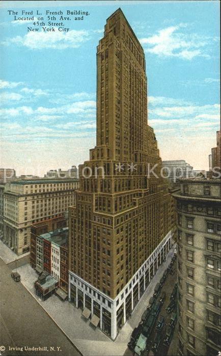 New York City The Fred L. French building