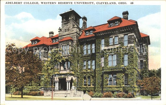 Cleveland Ohio Adelbert college western reserve unuversity
Adelbert college wes