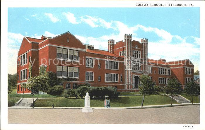 Pittsburg Pennsylvania Colfax School