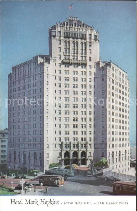 San Francisco California Hotel Mark Hopkins