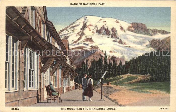 Washington US-State Mount Rainier National Park Paradise Lodge