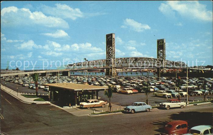 Jacksonville Florida Municipal Parking Lot Main Street Bridge