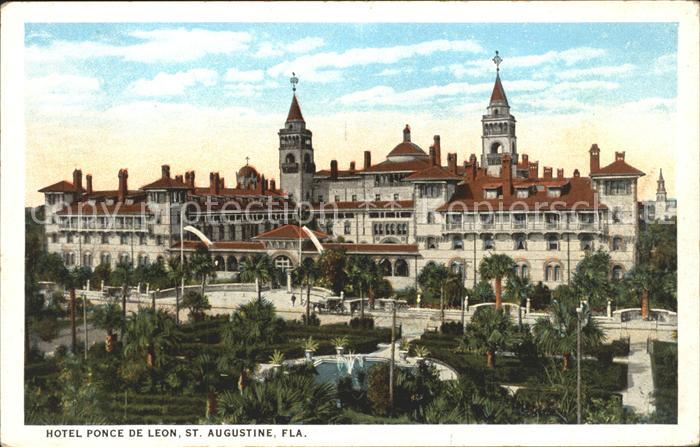 St Augustine Hotel Ponce de Leon