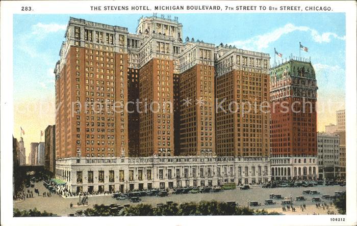 Chicago Illinois The Stevens Hotel