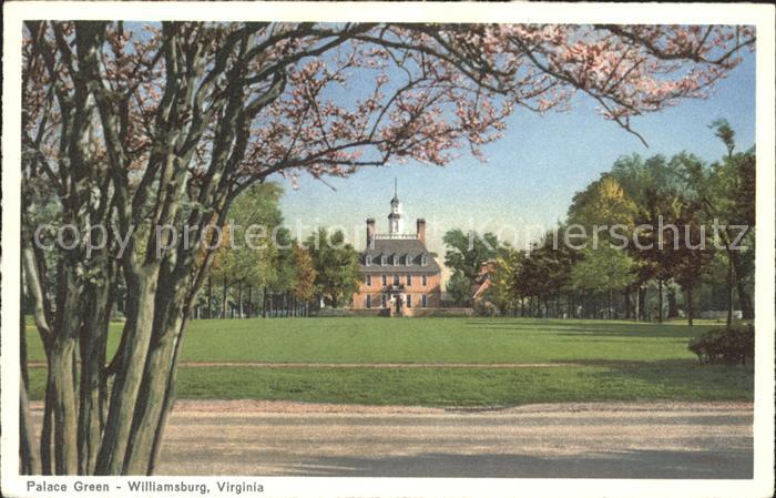 Williamsburg Virginia Palace Green