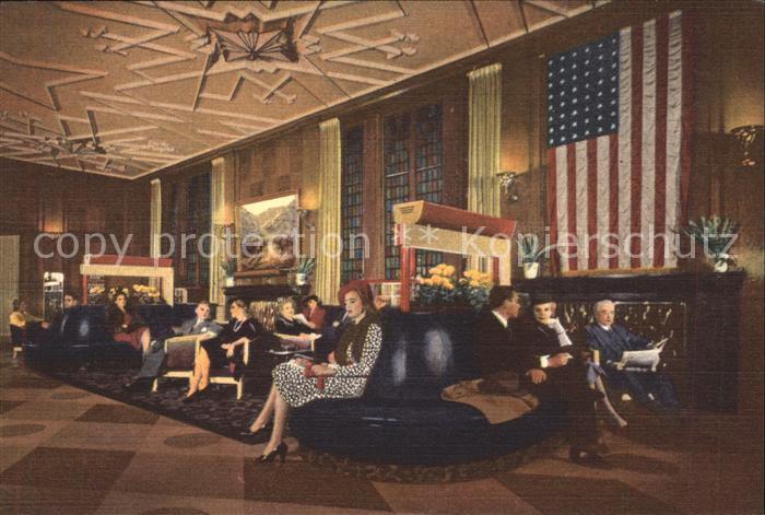 Chicago Illinois Bismarck Hotel Lobby