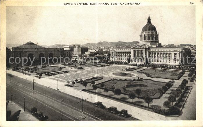 San Francisco California Civic Center