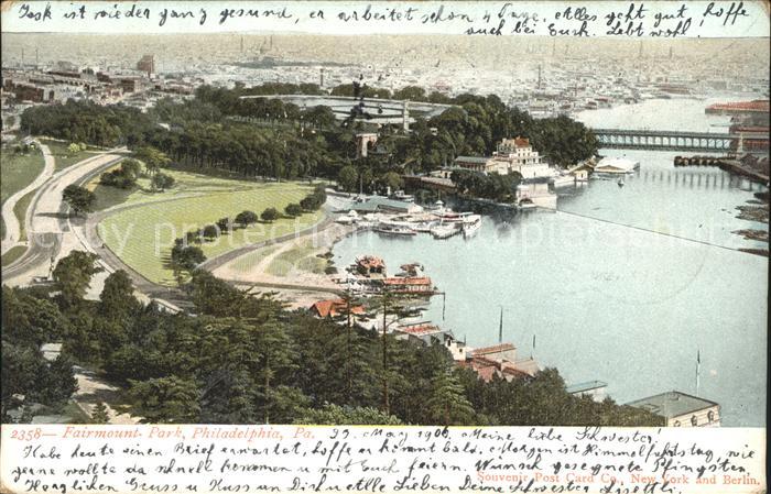 Philadelphia Pennsylvania Fairmount Park