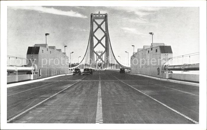 San Francisco California Oakland Bay Bridge Center Anchorage