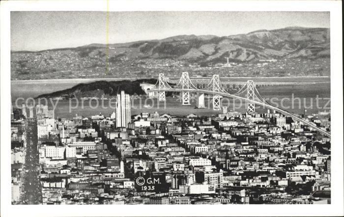 San Francisco California Oakland Bay Bridge