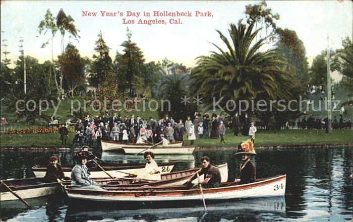 Los Angeles California New Year's Day Hollenbeck Park