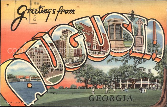 Augusta Georgia Bon Air Hotel Municipal Auditorium Celtic Cross
