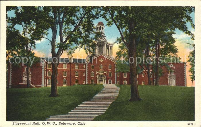 Delaware Ohio Stuyvesant Hall O.W.U.