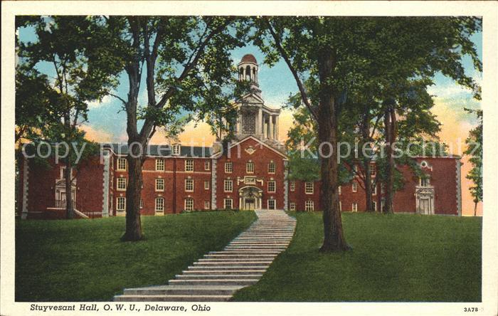 Delaware Ohio Stuyvesant Hall O.W.U.