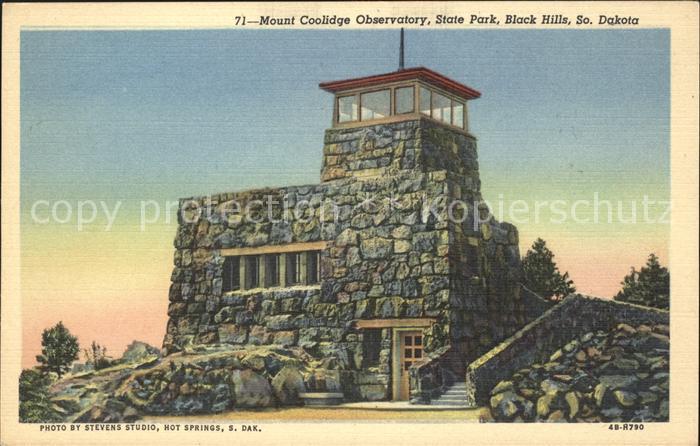 South Dakota US-State Mount Coolidge Observatory State Park