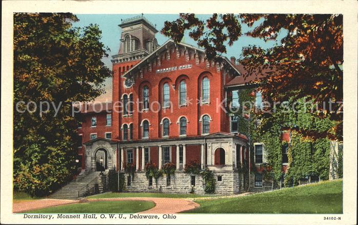 Delaware Ohio Dormitory Monnett Hall O.W.U.