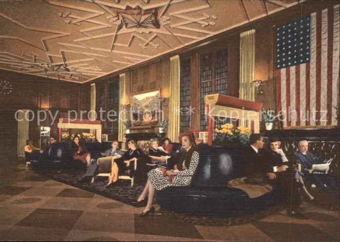 Chicago Illinois Bismarck Hotel Lobby