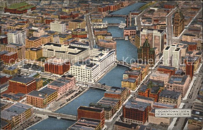 Milwaukee Wisconsin Downtown View