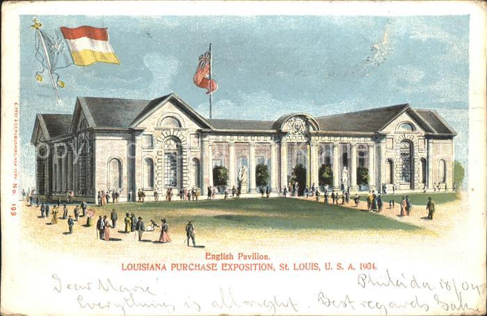 Louisiana US-State Purchase Exposition 1904 English Pavillion