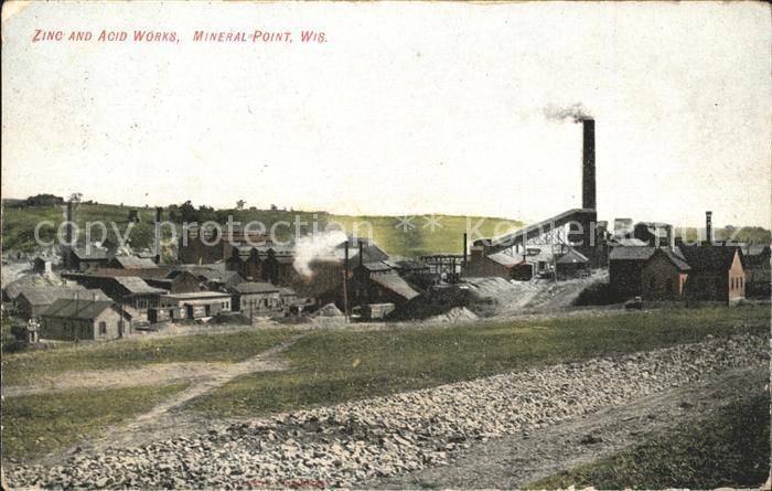 Mineral Point Wisconsin Zinc ans Acid Works