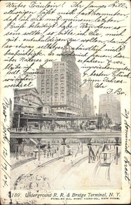 New York City Underground R. R. and Bridge Terminal