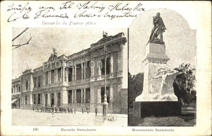 Buenos Aires Escuela Sarmiento Monumento Sarmiento