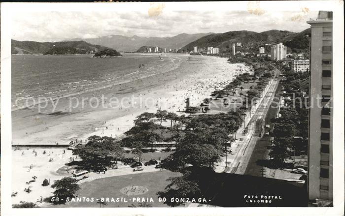 Santos Brazil Praia do Gonzaga