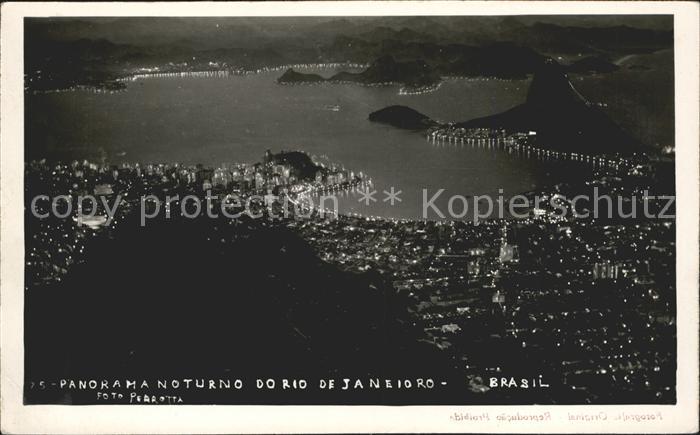 Rio de Janeiro Foto Panorama Noturno