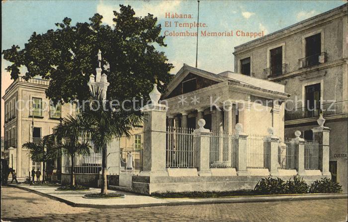 Habana Havana El Templete Colombus Memorial Chappel