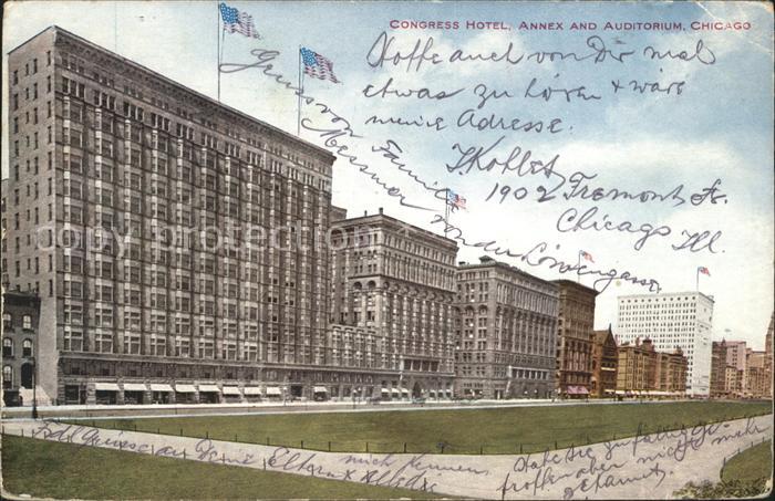 Chicago Illinois Congress Hotel Annex Auditorium