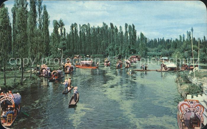 Xochimilco Fluss Boote