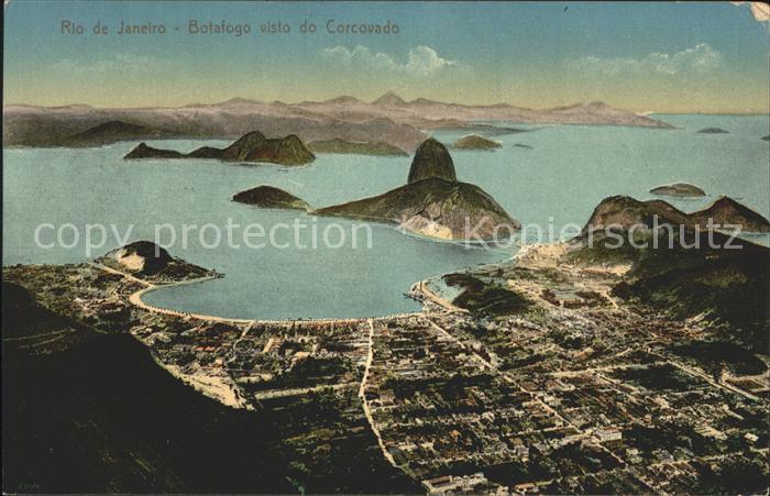 Rio de Janeiro Botafago visto do Corcovado