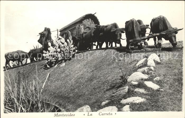 Montevideo Uruguay La Carreta Ochsen