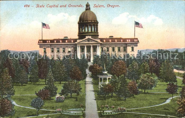 Salem Oregon State Capitol and Grounds