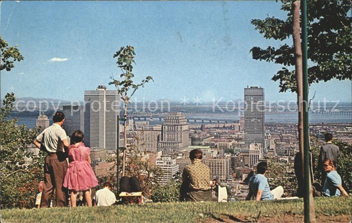 Montreal Quebec Skyline from Mount Royal